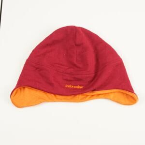 Icebreaker Merino Quantum Beanie Orange Dark pink Cap Unisex One Size